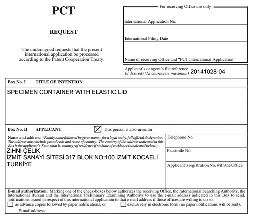 PCT Patent Belgesi
